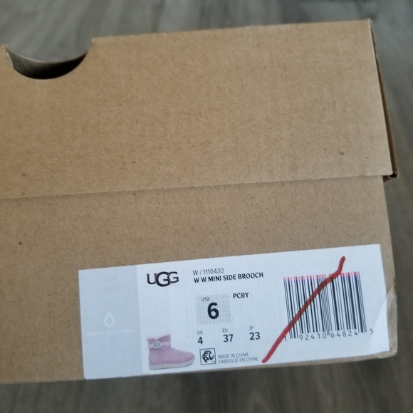 UGG Mini Side Brooch Suede Boot. - Picture 8 of 8